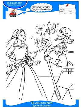 Çocuklar İçin Barbie Pegasus Boyama Sayfaları 